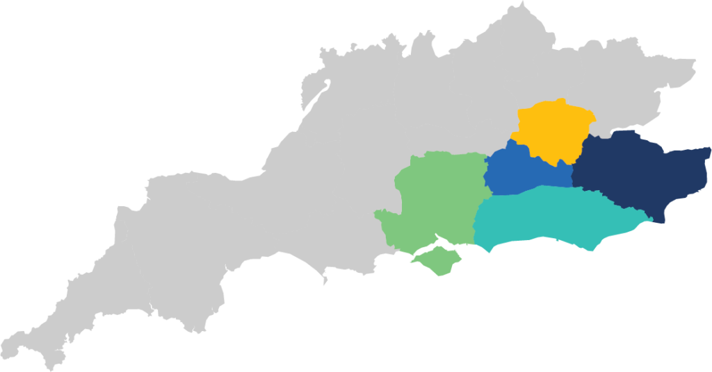 map of the locations covered by Blockbusters